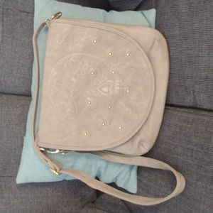 Loungefly Sugar Skull Crossbody Bag tan/beige